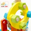 Yiwu quality products Factory Direct sales Wooden meatballs, wooden children's intelligence toys, disassembly and assembly building blocks, Skillful hands Lu Ban Car -1001/2670 Application Scenario